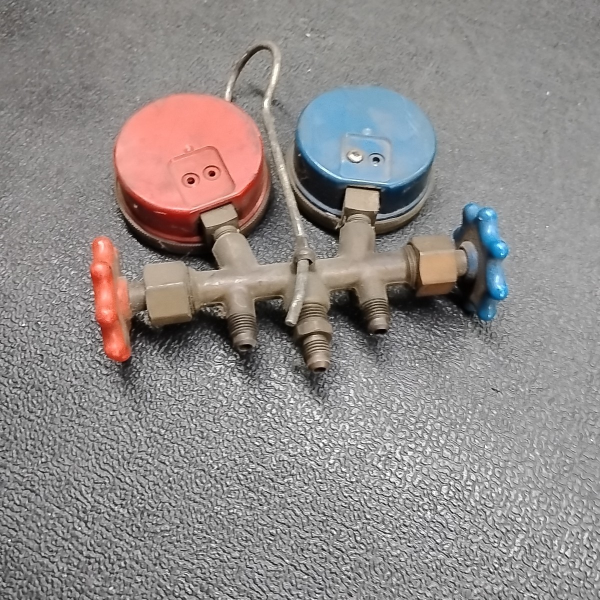 Vintage Robinair A/C Air Conditioner Analog Manifold Guages, UNTESTED