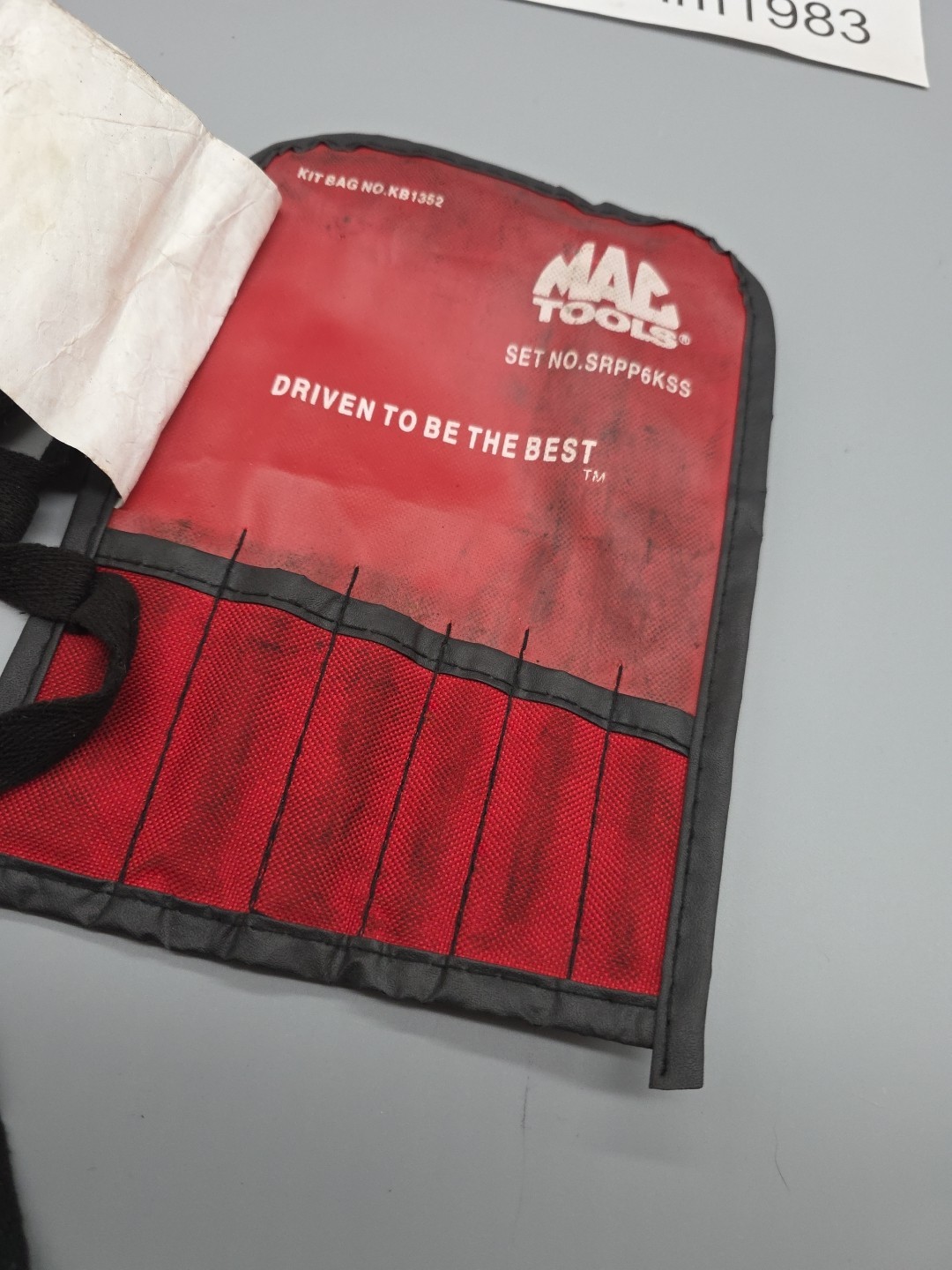 MAC Tools Kit Bag Pouch for Punch Set SRPP6KSS (No Tools Included)