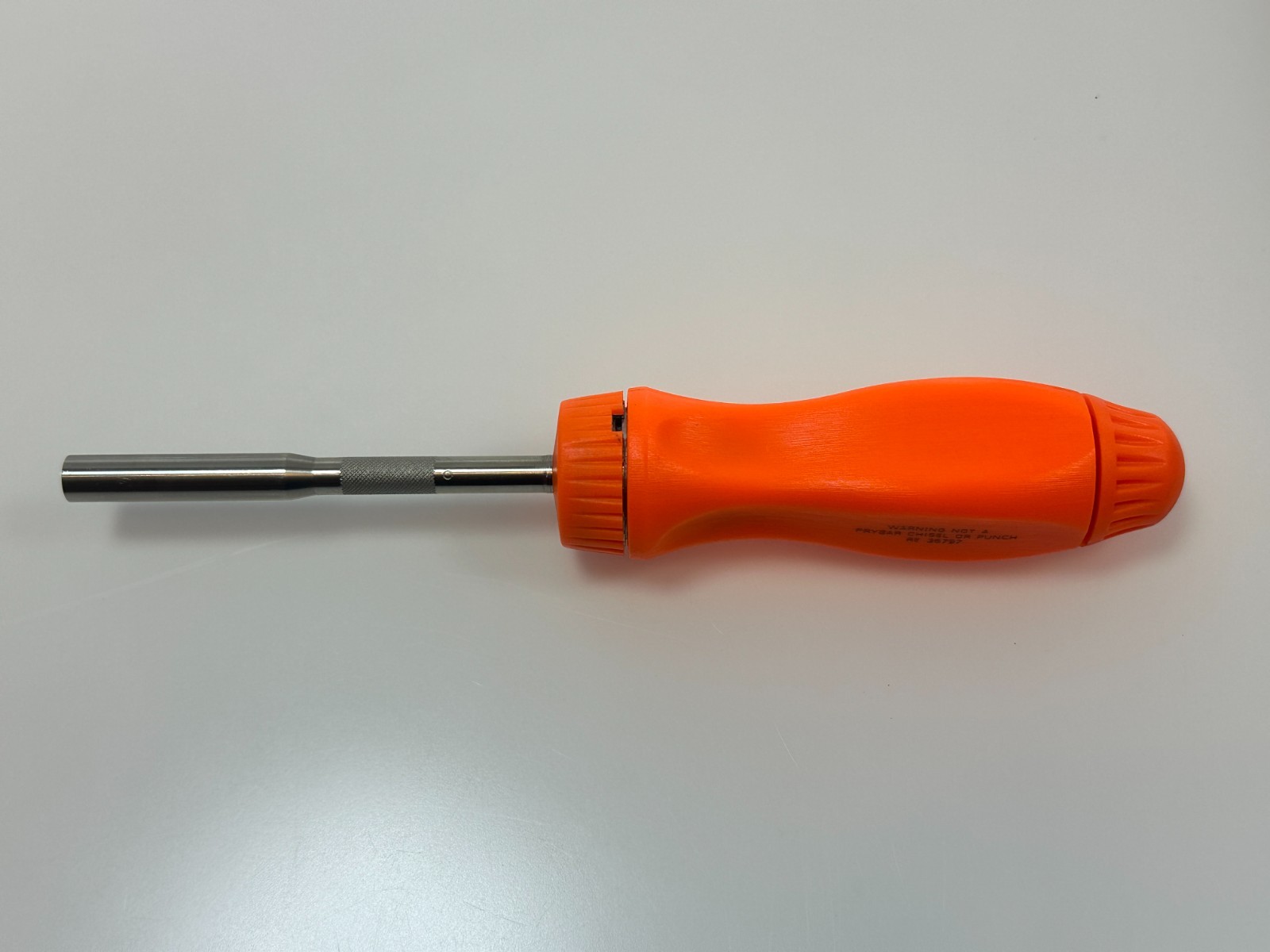 🇺🇸 Snap-on Tools USA ORANGE Hard Handle Ratcheting Screwdriver SSDMR4B, NOS