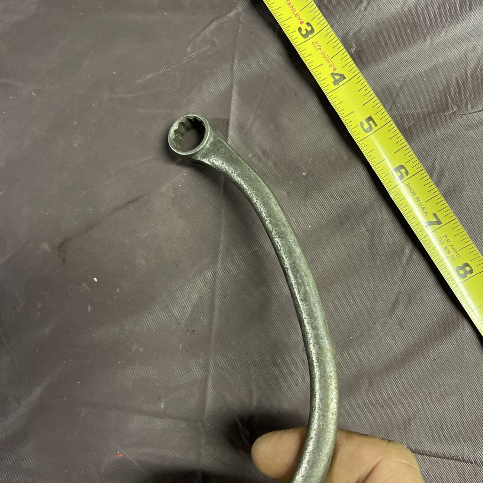 BONNEY USA 2881 5/8 In x 9/16 In SAE Distributor Obstruction Wrench Banana 12 Pt