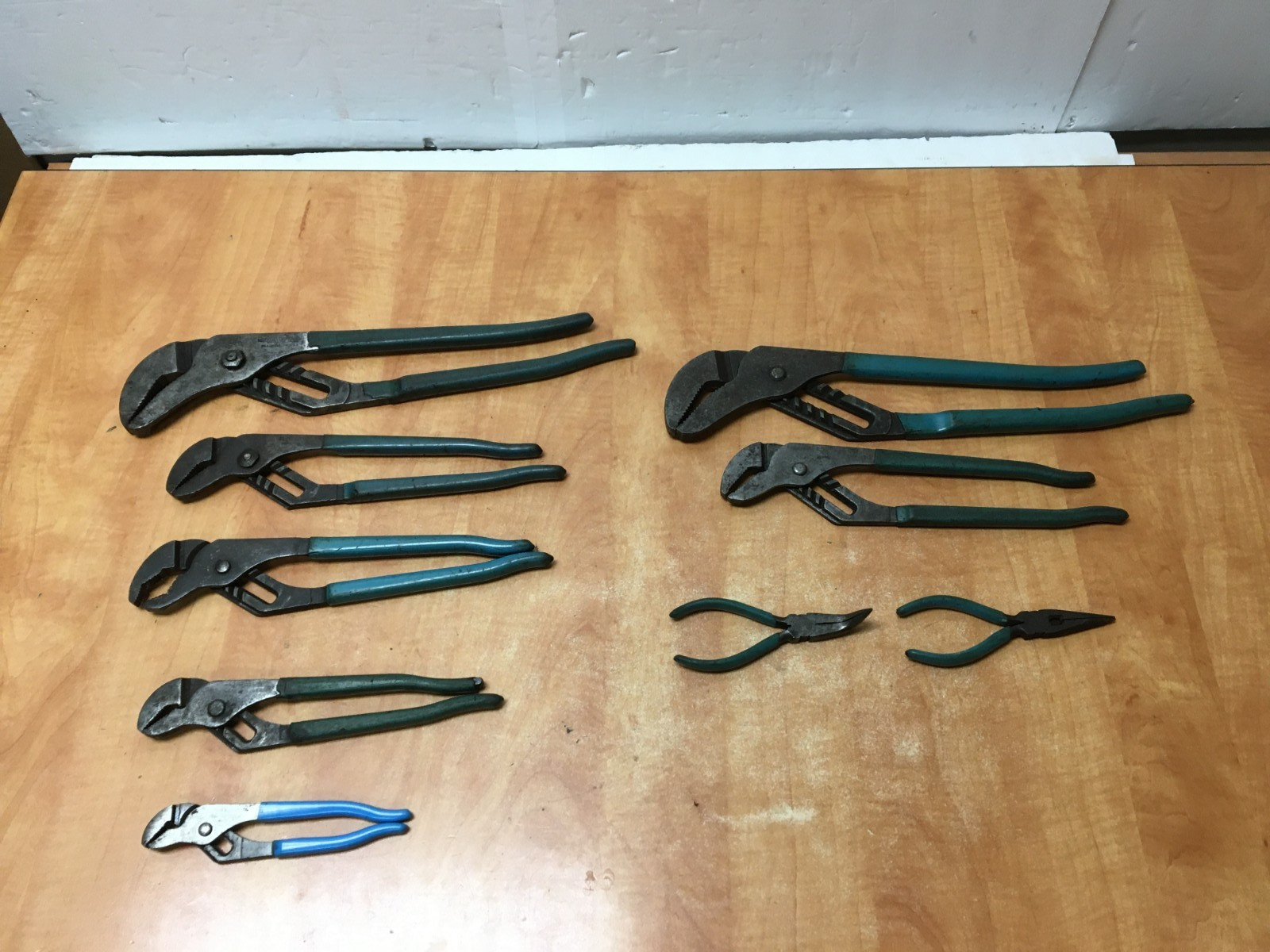 Channel Lock Pliers Lot of 9 460 440 442 420 426 386 326 Adjustable