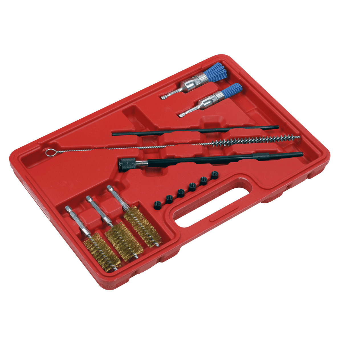 Sealey VS1900 Cleaning Brush Set Injector Bore 14pc