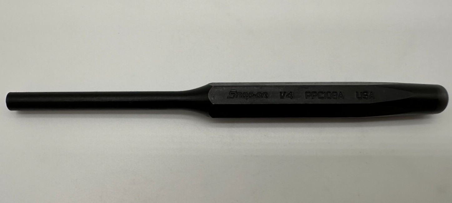 NEW Snap-On Pin Punch PPC108A – 5-3/4″ Long 1/4″ Diameter – Chisel Drift Long