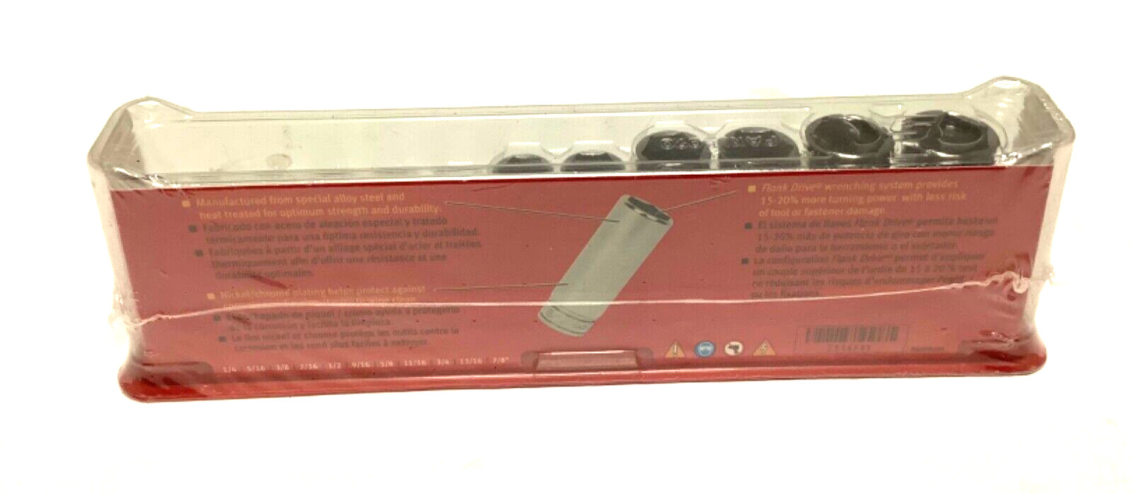 New Snap-on™ 3/8″ drive 1/4″ thru 7/8″ 6-point deep Socket Set 211SFSY Sealed