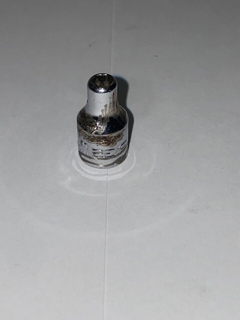Snap-On TM05 1/4″ Drive 6-Point SAE 5/32″ Flank Drive® Shallow Socket