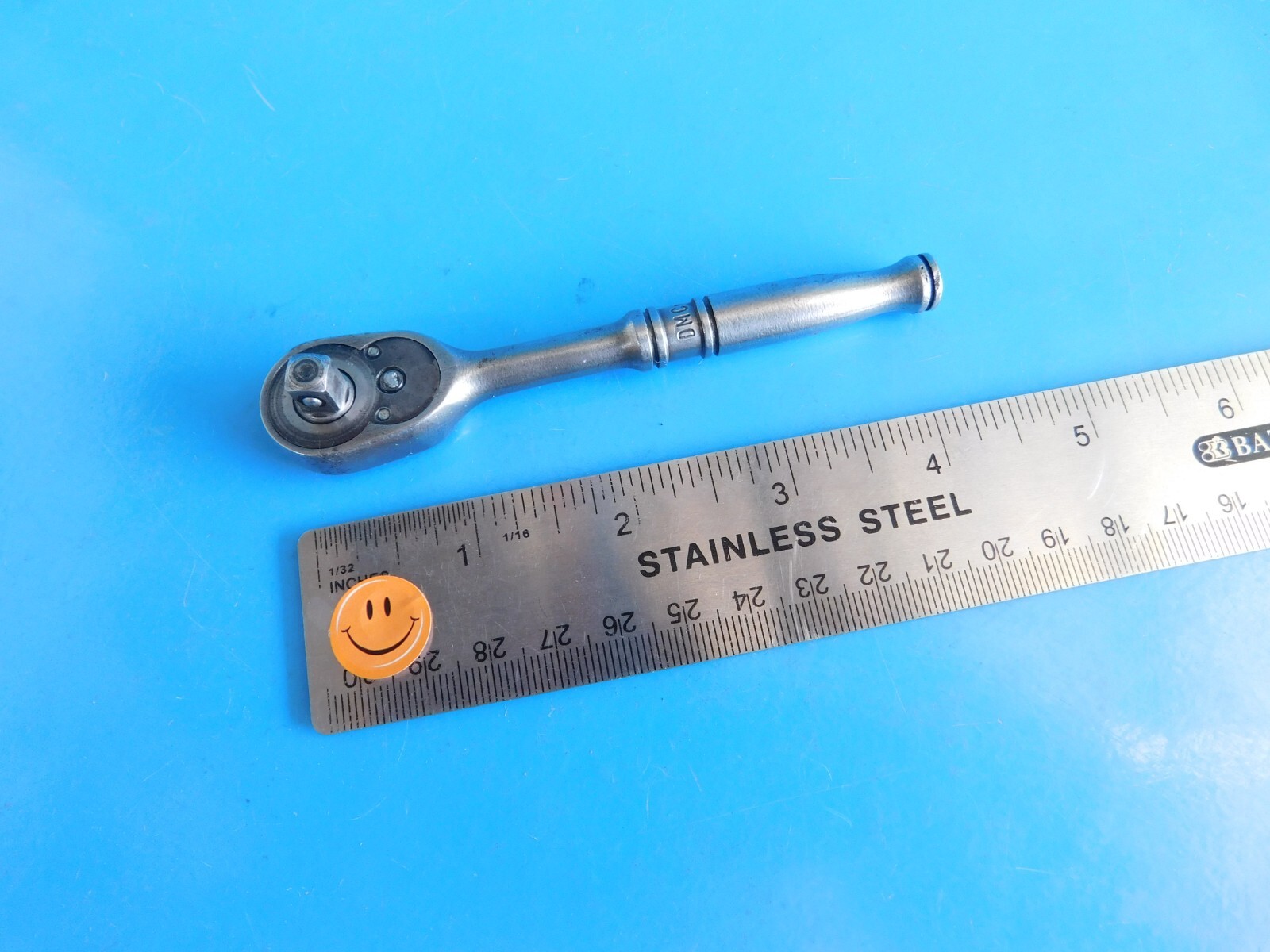 USED, 1/4 INCH DR. SHORT HANDLE RATCHET, PART #DMC11