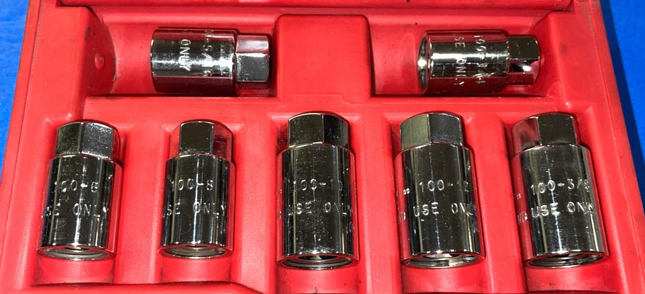 AST TOOLS 7 PIECE MULTI DRIVE STUD EXTRACTOR/ INSTALLER SAE/METRIC SET