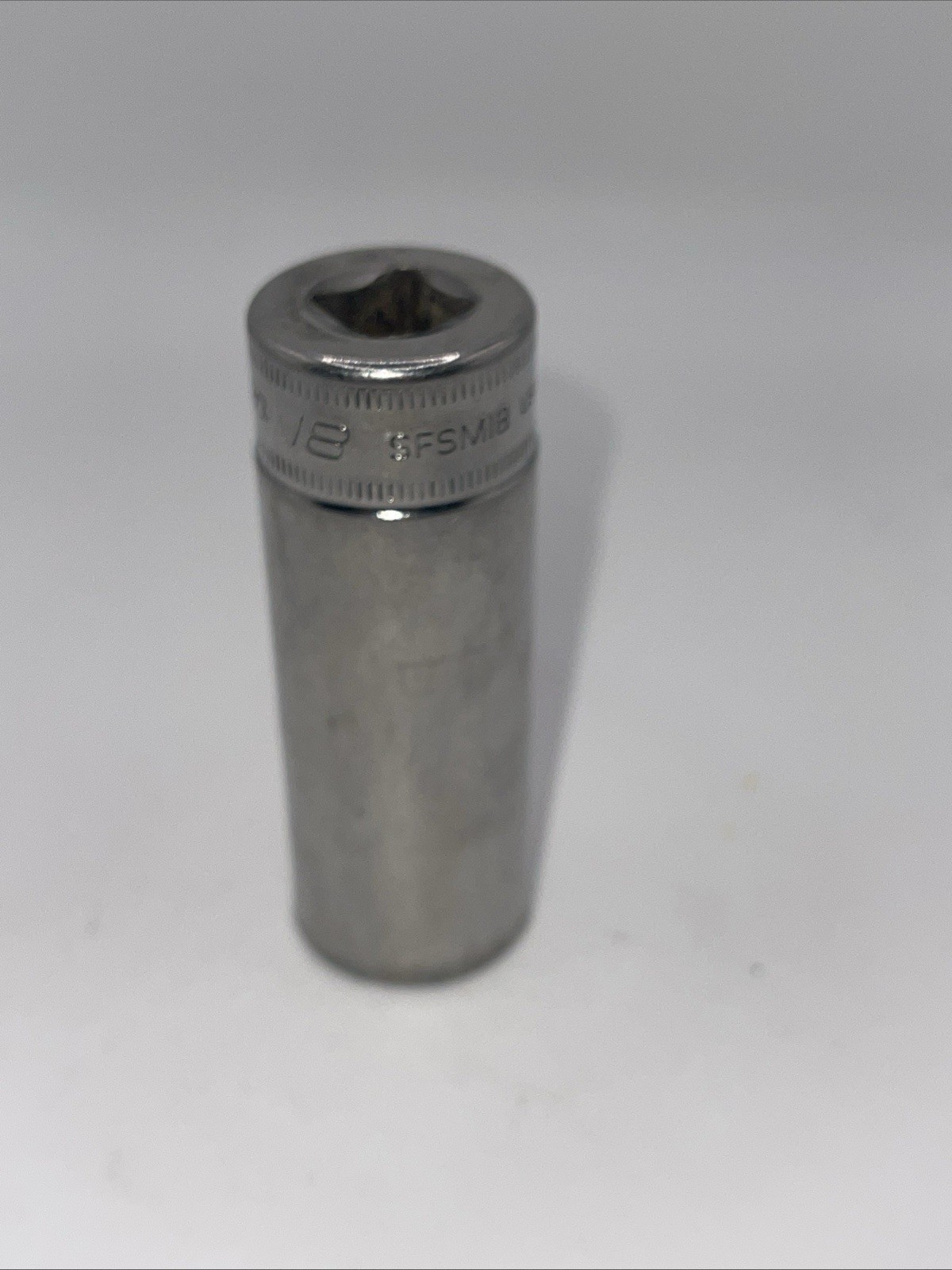Snap-on 3/8” Drive 6pt Deep 18MM Chrome Socket SFSM18