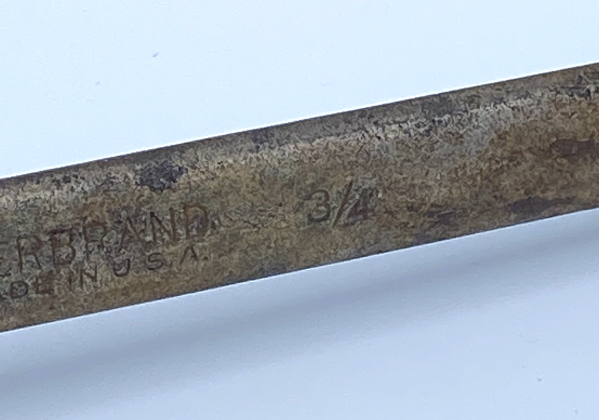 Herbrand 3729-A 25/32 in x 3/4 in Offset 12 Point Double End Box Wrench VTG