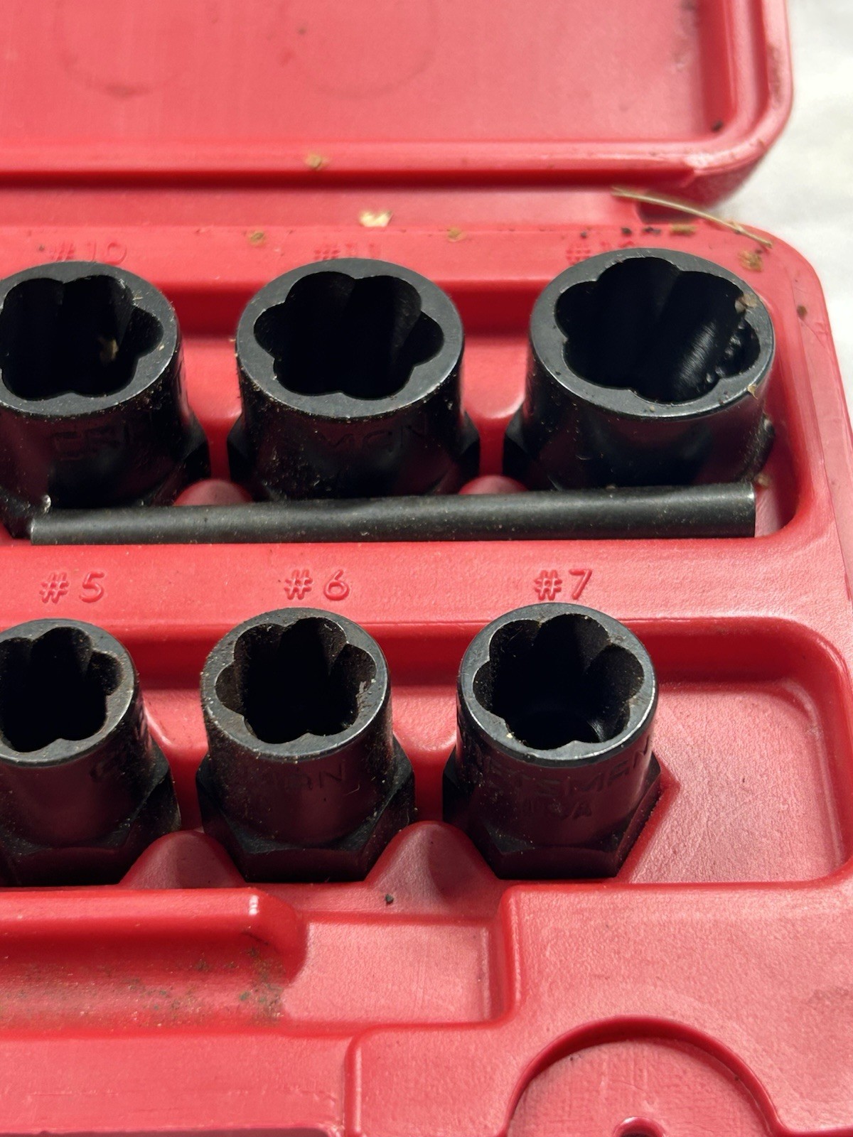 Craftsman Bolt Out Remover Extractor Socket Set 10pc Set