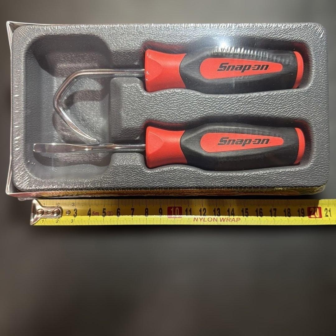 Snap-on SGAS102BO ORANGE Soft Grip Short Radiator Hose Pick 2Pc Set [Unused]