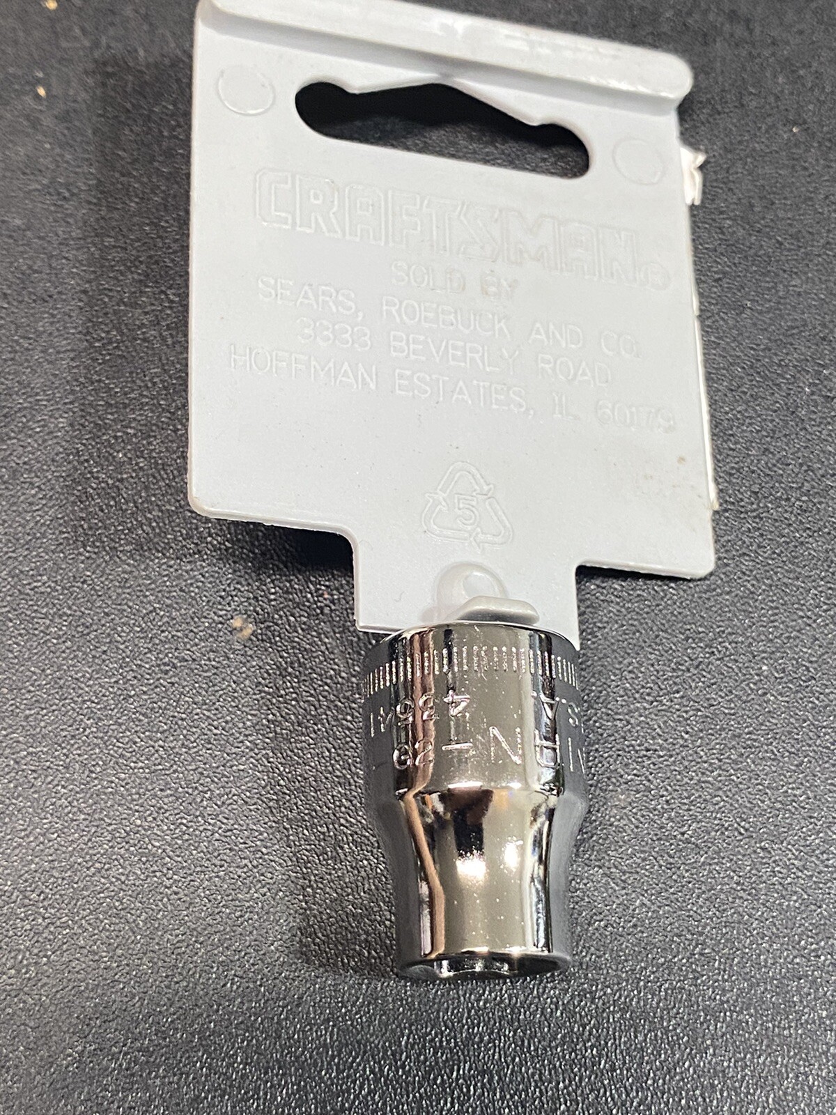 Craftsman -G2- 43541 9mm 6pt 3/8″ Drive Socket NOS NEW USA with Hang Tag