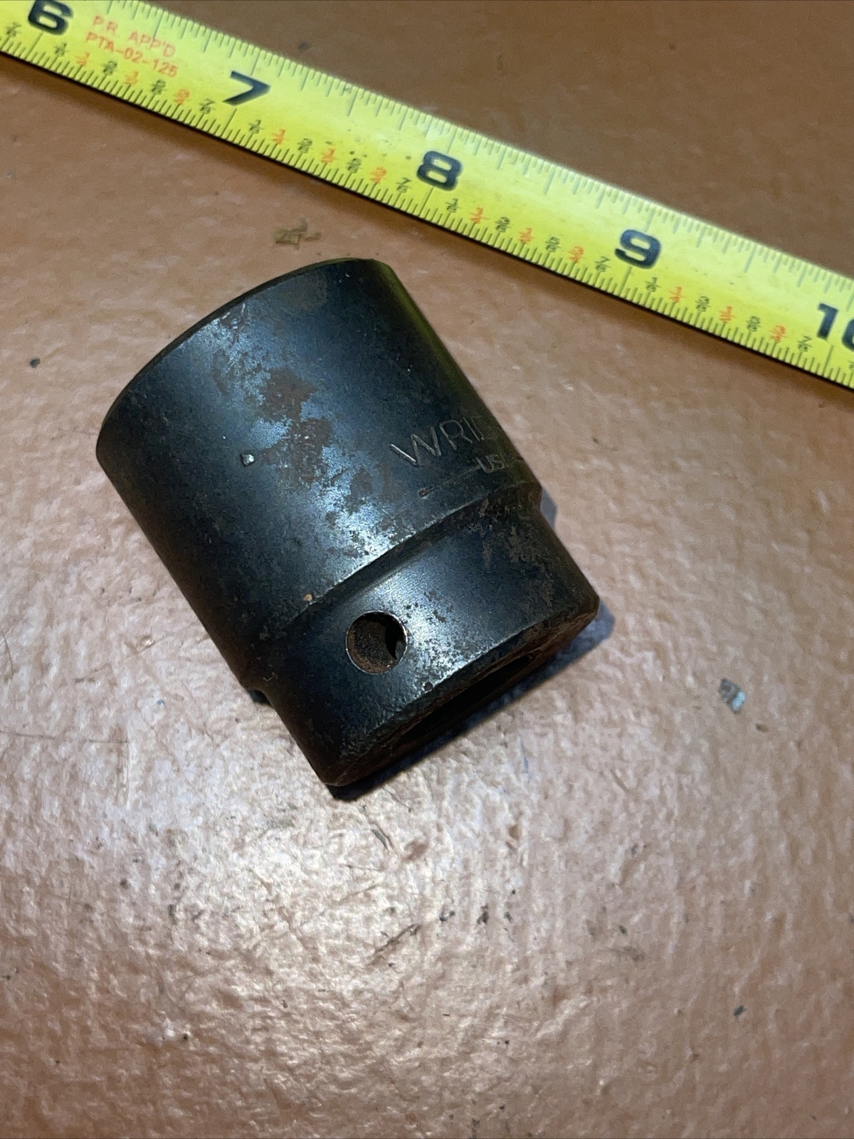 Wright USA 4834 1 1/16 In SAE 1/2” Drive 6 Point Impact Socket 1-1/16