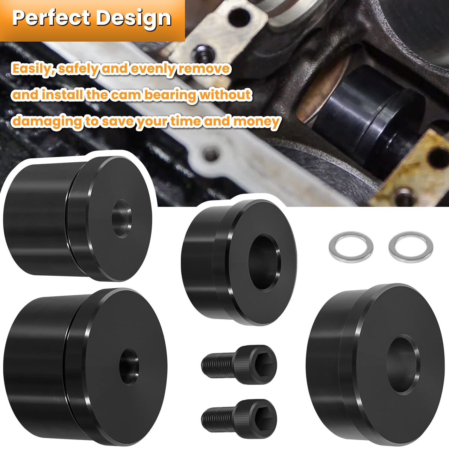 Camshaft Bearing Installation Removal Tool Kit for Cummins ISX ISX15 QSX 3164088