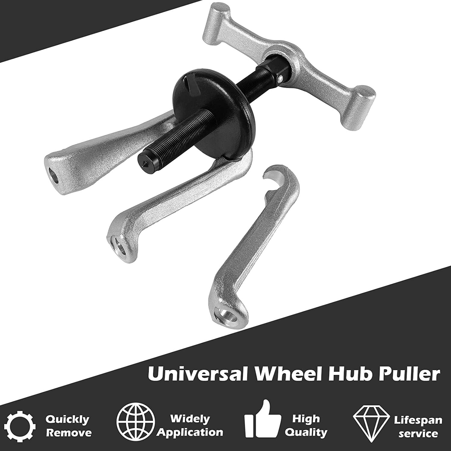 Universal Steel Hub Puller Wheel Hub Removal Tool 7394 for most models of car