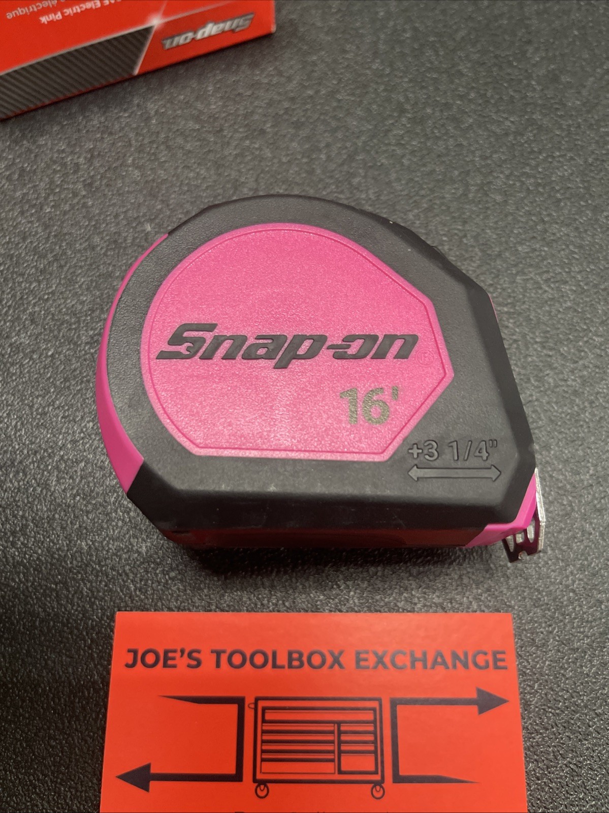 Snap On Tools 16FT tape Measure SAE Electric Pink TPMA16EP