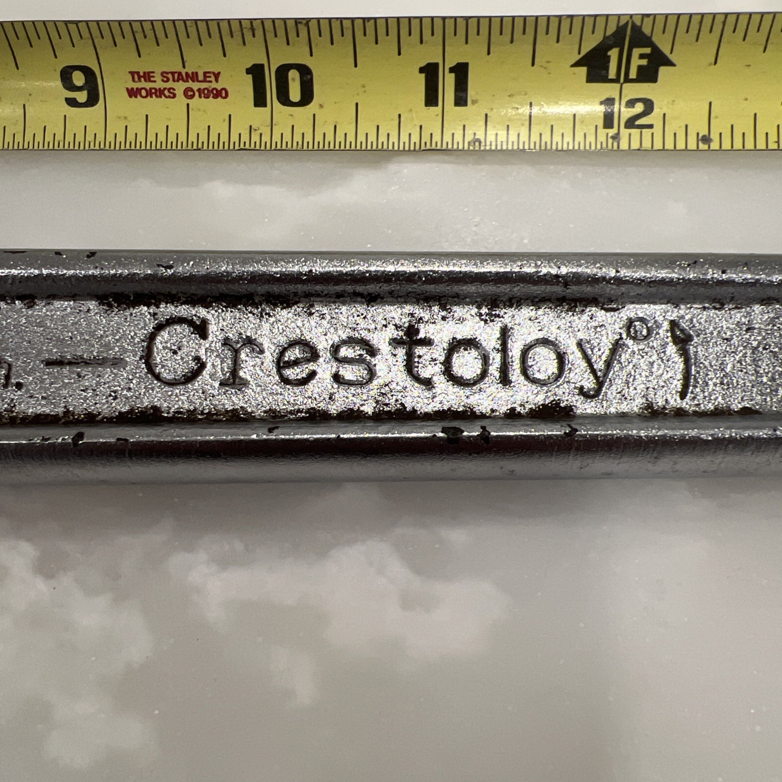 Vintage Crescent Tool Crestoloy 15″ Adjustable Wrench Made USA Cap 1 11/16” 43mm