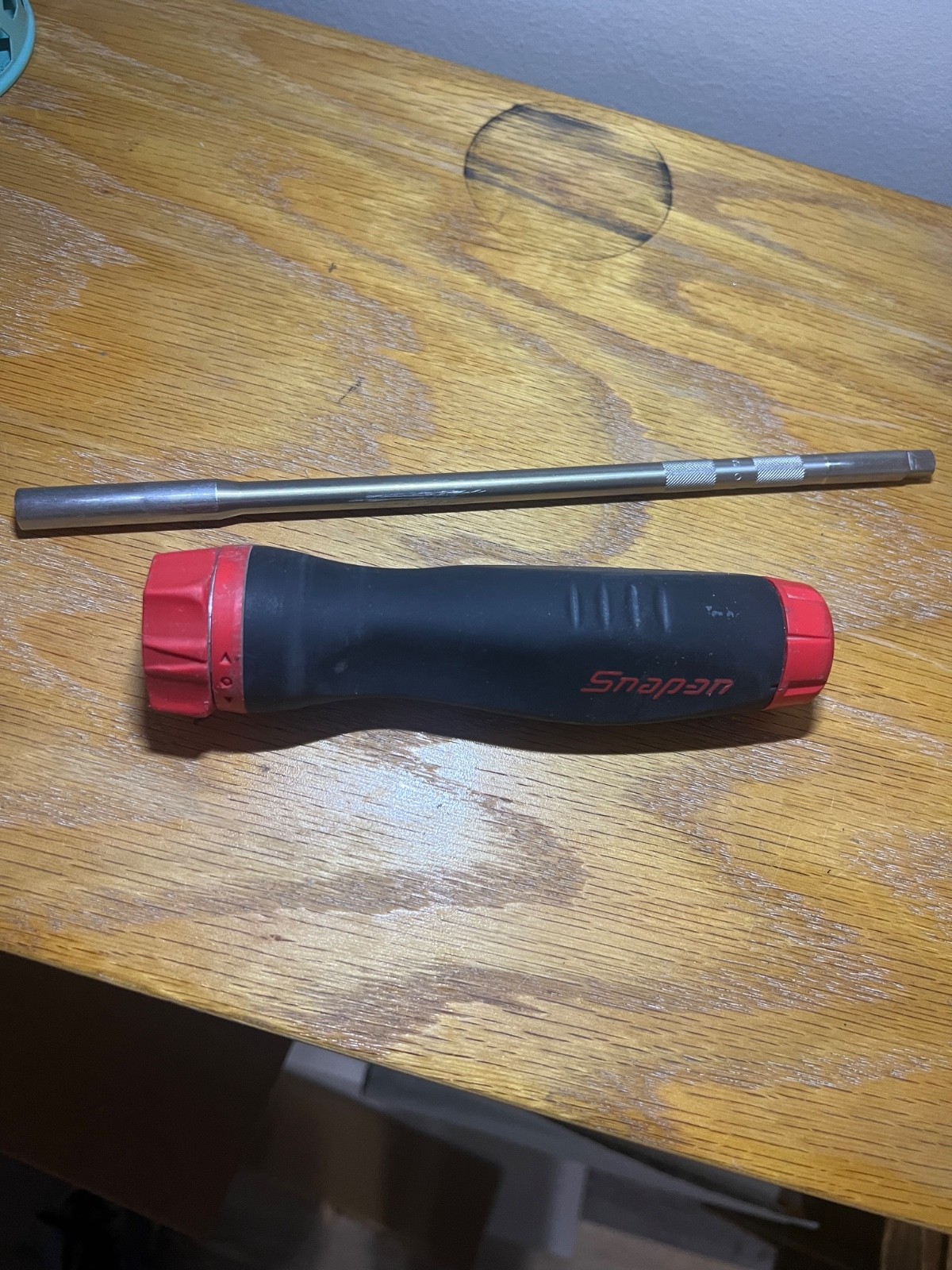 Snap-on Soft Grip Ratcheting Screwdriver SGDMRC4-80 USA Used/Includes 3 Bits