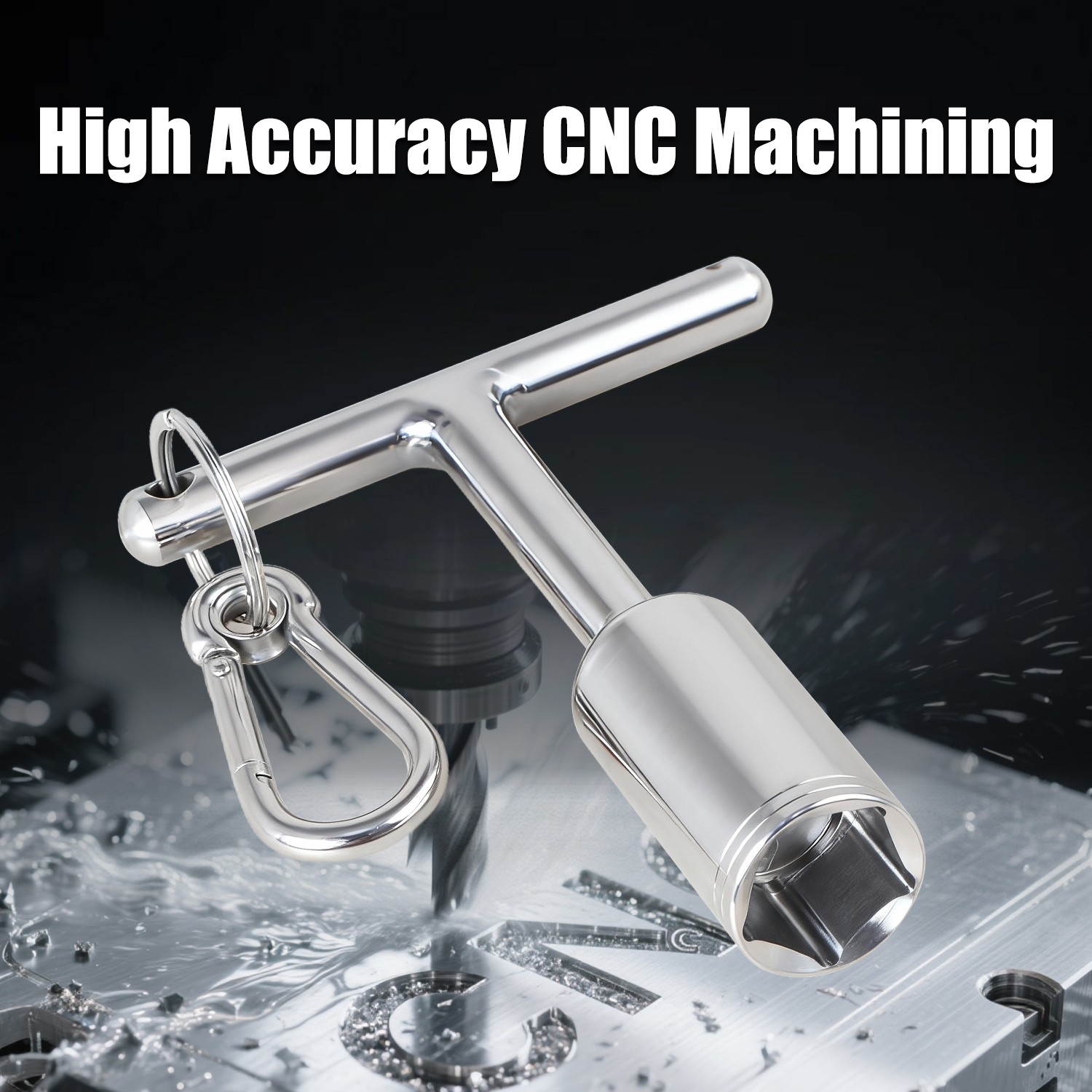 Stainless Steel Pentagonal Socket Wrench Tool for 1/2-13 Pentagon Head Bolt