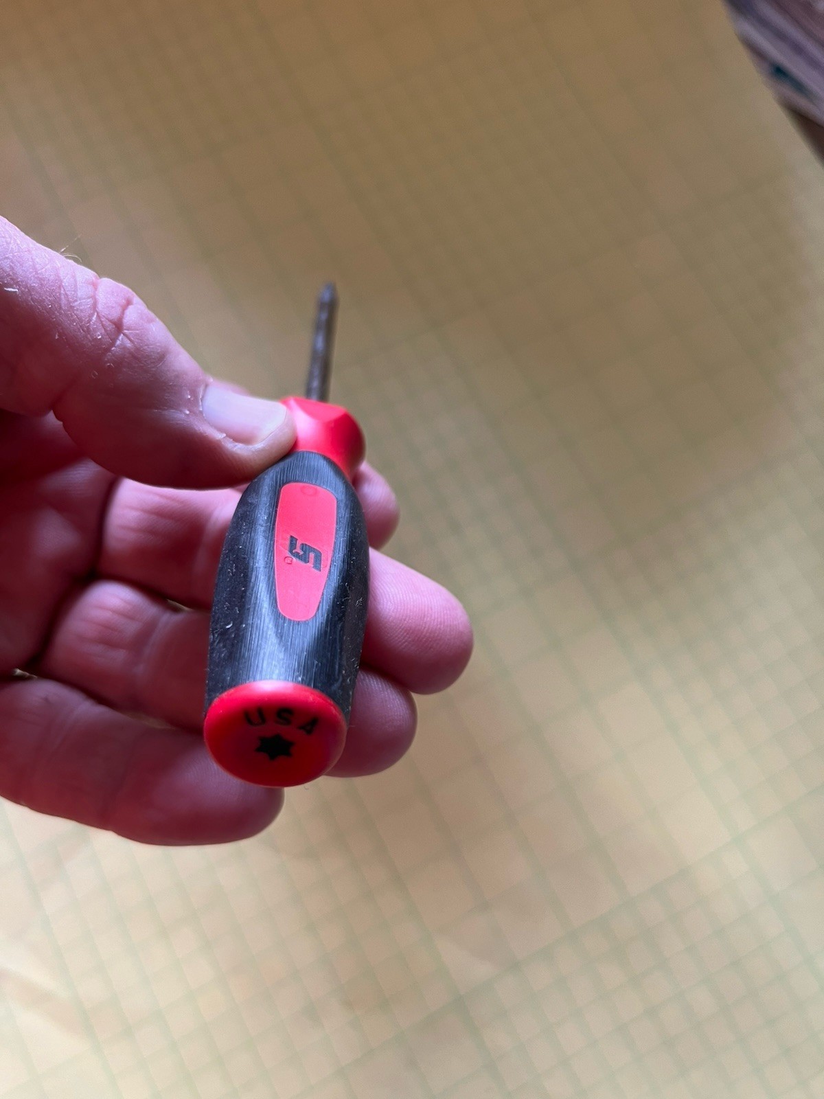 Snap On Torx T8 Mini Tip Screwdriver Classic Red New Tool SHDT308B Instinct