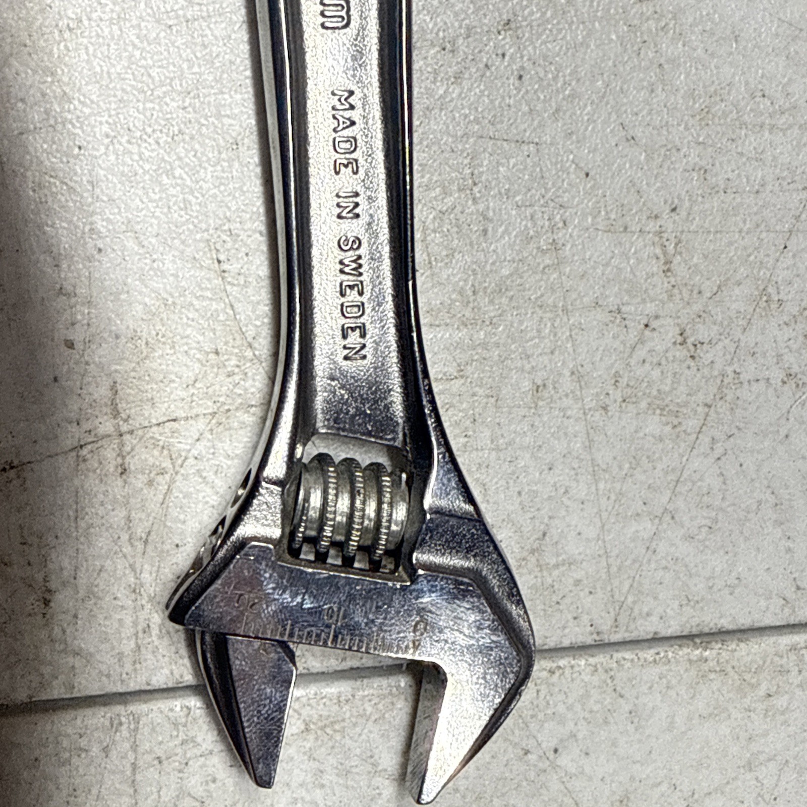 RARE Snap-on Tools AD6 – 6″ / 150mm Adjustable Wrench MADE IN SWEDEN NOT USA