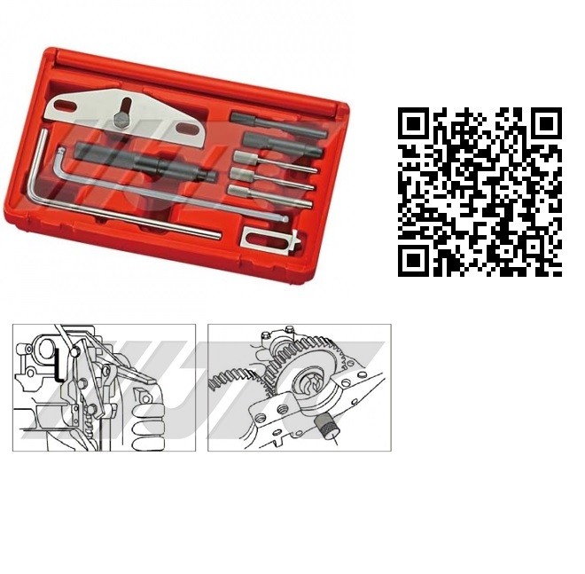 VOLVO DIESEL ENGINE TIMING TOOL SET 1.6, 1.9, 2.0, 2.4L DIESEL, JTC Tools # 4434