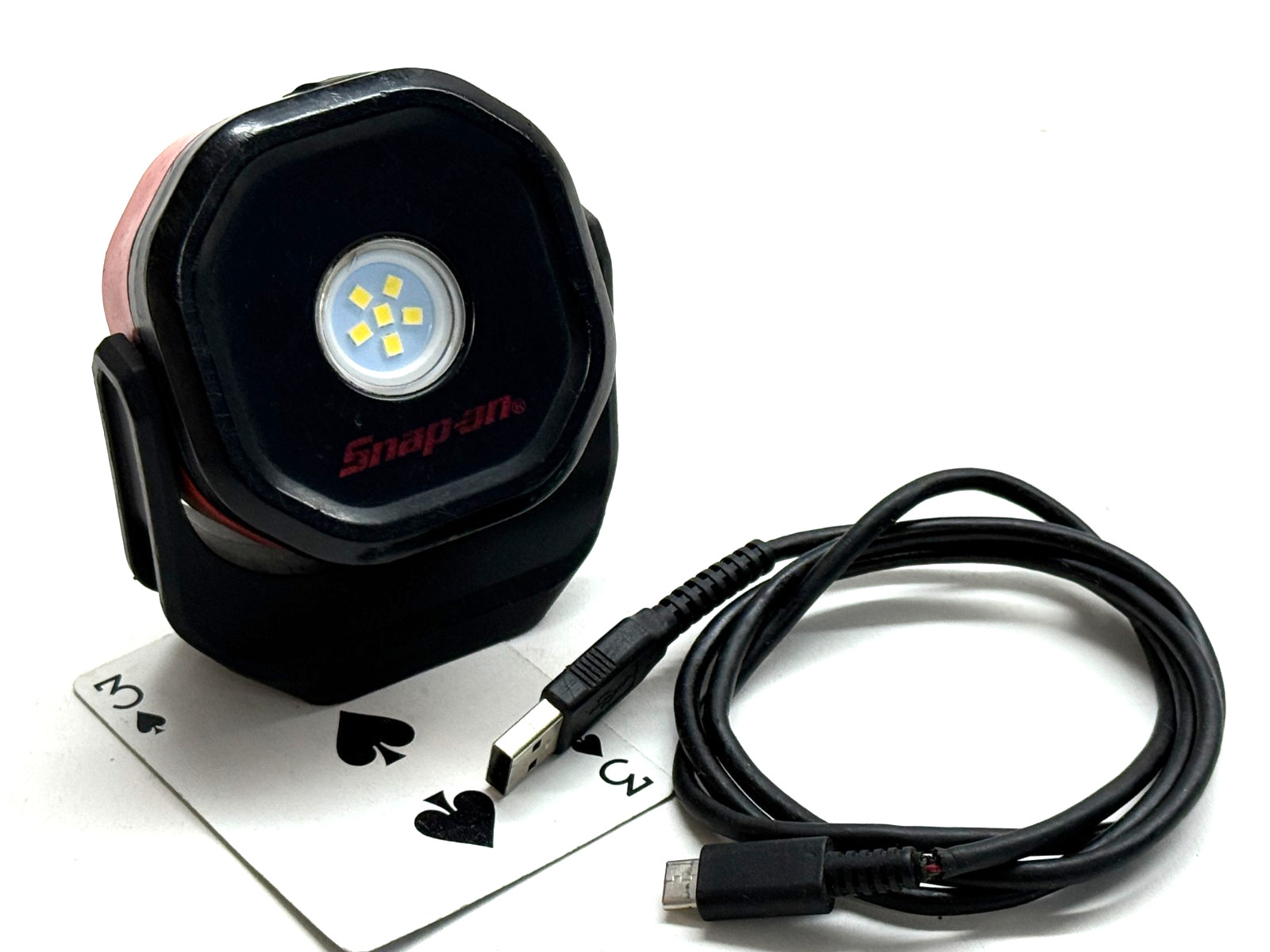 Snap on LED 545 Lumen PROJECT LIGHT Mag-Base Work Light Flashlight ABS ECPRB042M
