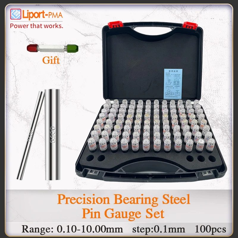 51/99/101pcs Precision Pin Gauge Set Carpentry Inspection Step Tools 0.10-5.0mm