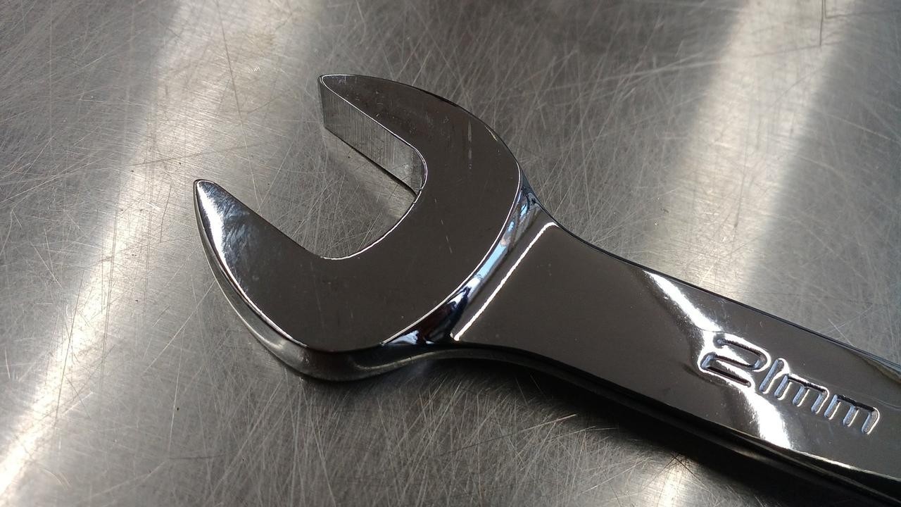 Snap-on OEXM210B 21 mm 12-Point Metric Flank Drive Combination Wrench