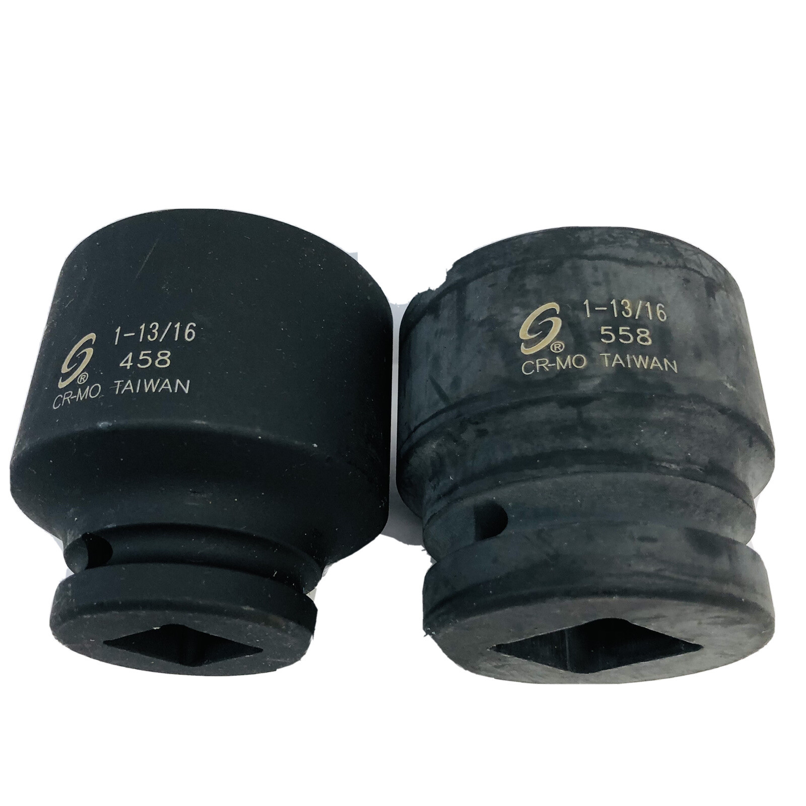 LOT OF 2 SUNEX TOOLS (1) 558 1″ DRIVE 1-13/16″ (1) 458 ¾» DRIVE 1-13/16″ 6PT STD