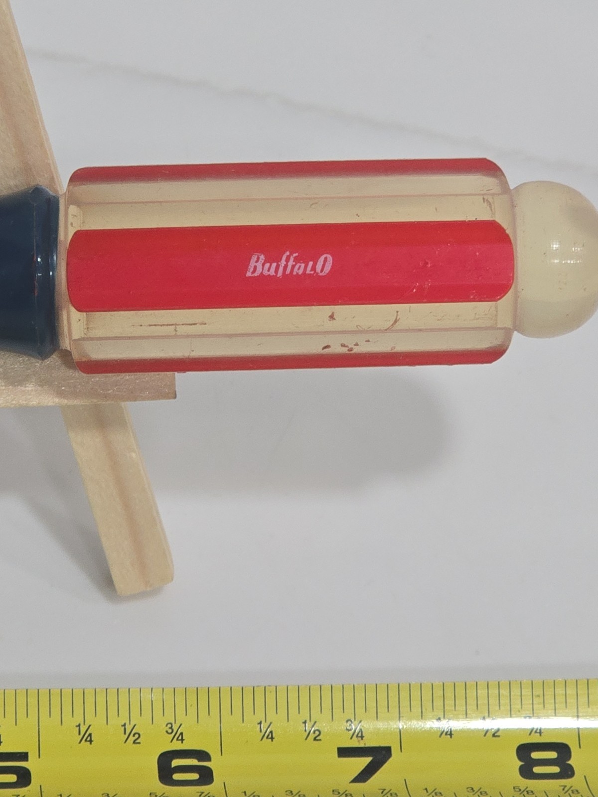 🔥 Vintage Buffallo 4″ Shank 1/4″ Flat Tip 8″ Screwdriver Square Shaft Vanadium