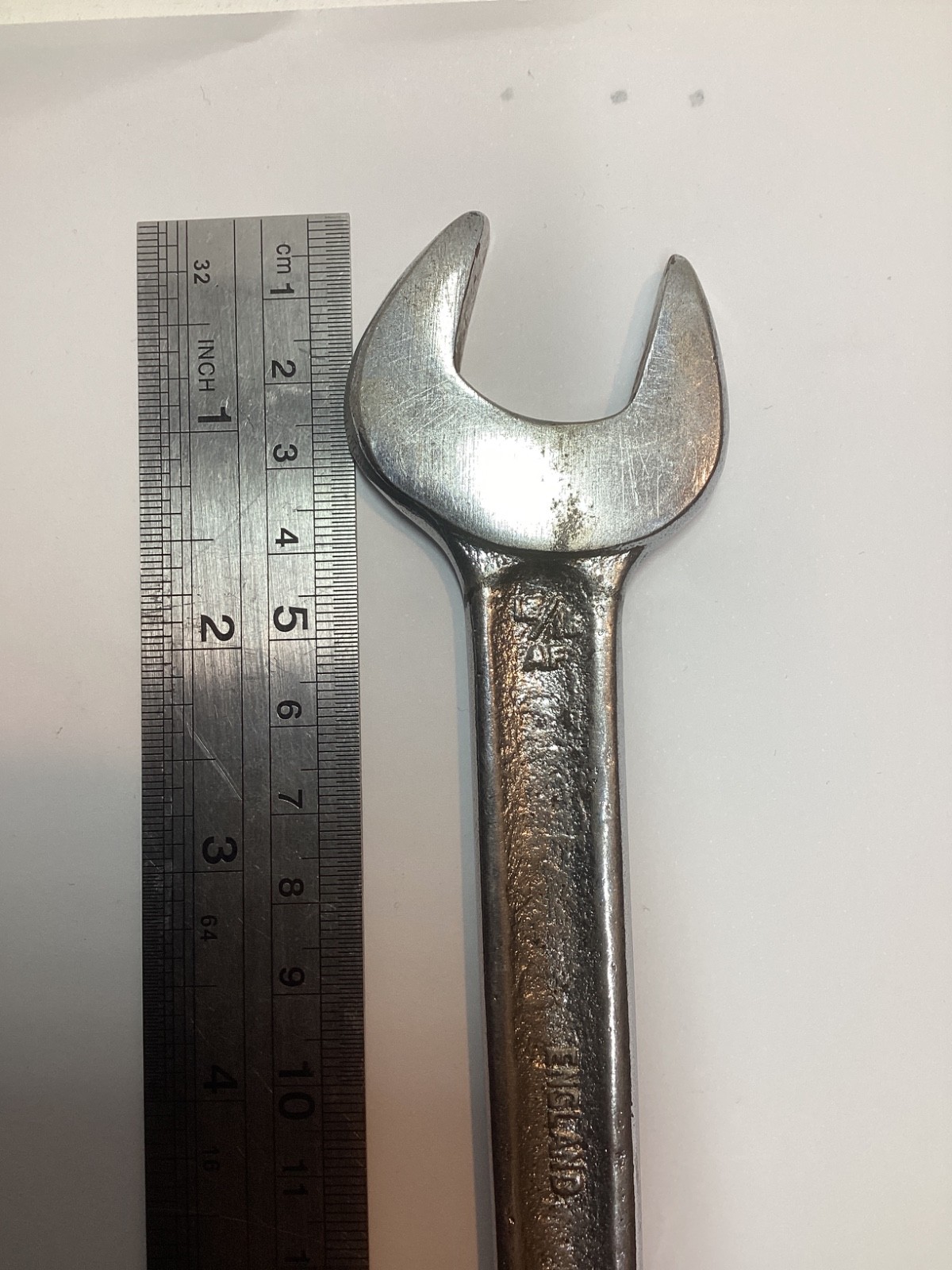 Super Slim, Made in England, spanner, 11/16af 13/16af Combo ends do