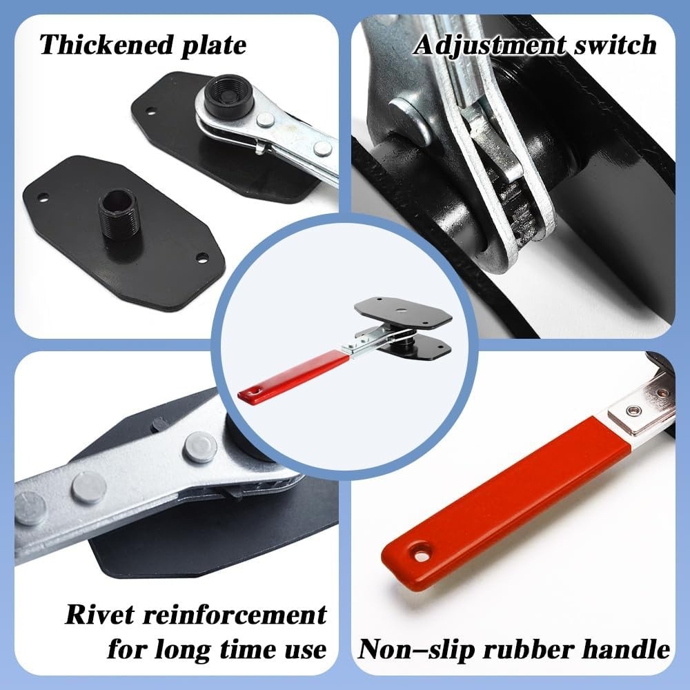 Car Ratchet Brake Piston Wrench Spreader Caliper Pad Install Tool Press Portable