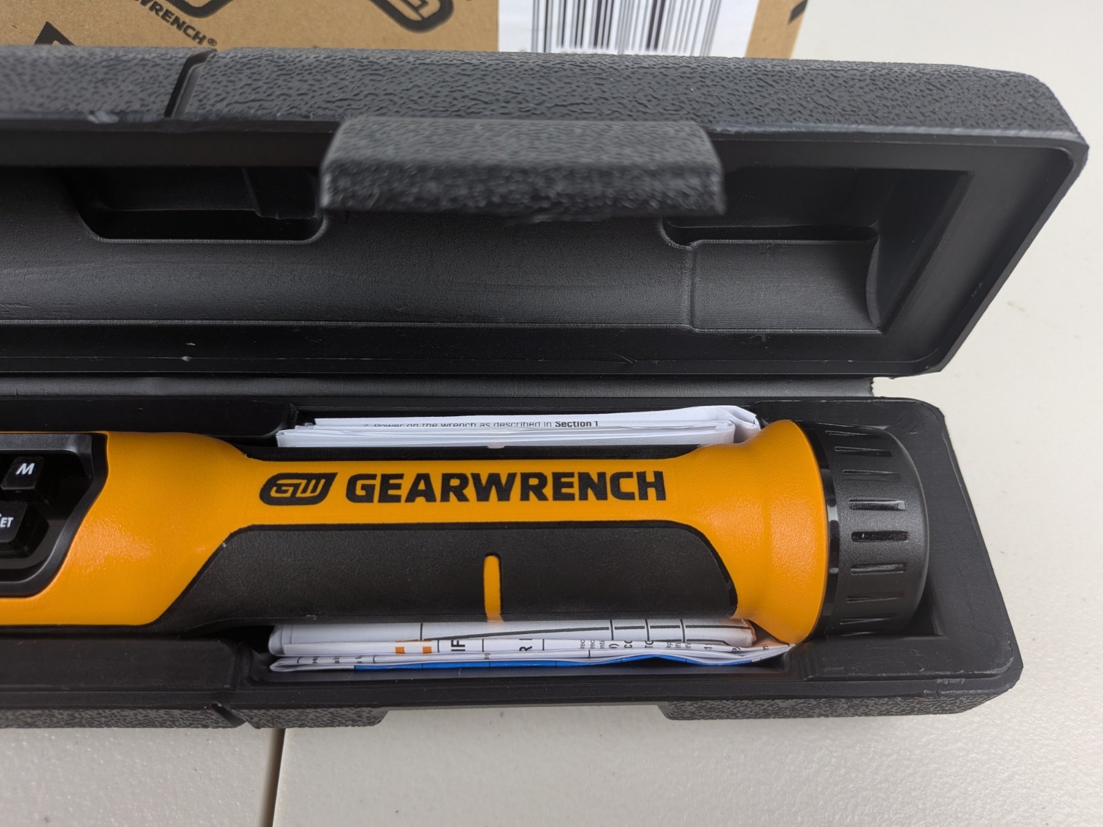 New Gearwrench 3/8″ dr Electronic Torque Wrench w/ Angle, 20-100 Ft lbs #85078