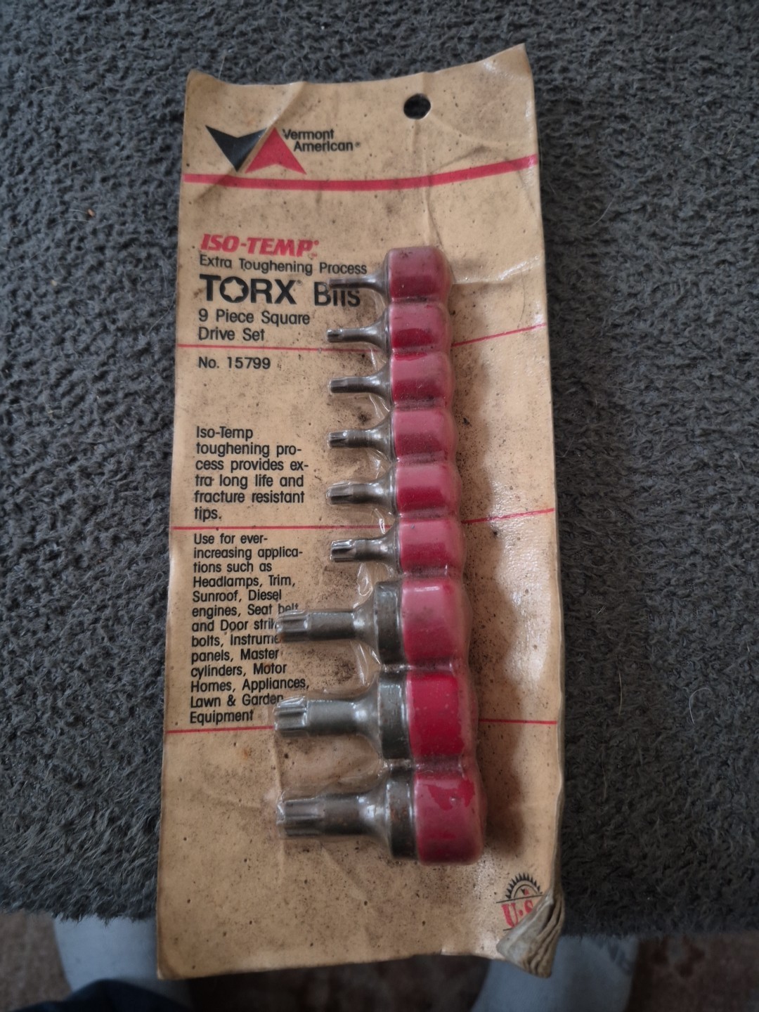 Vermont American 1/4” & 3/8″ Drive Torx Bit Socket Set, 9 Pc. TX10-TX50