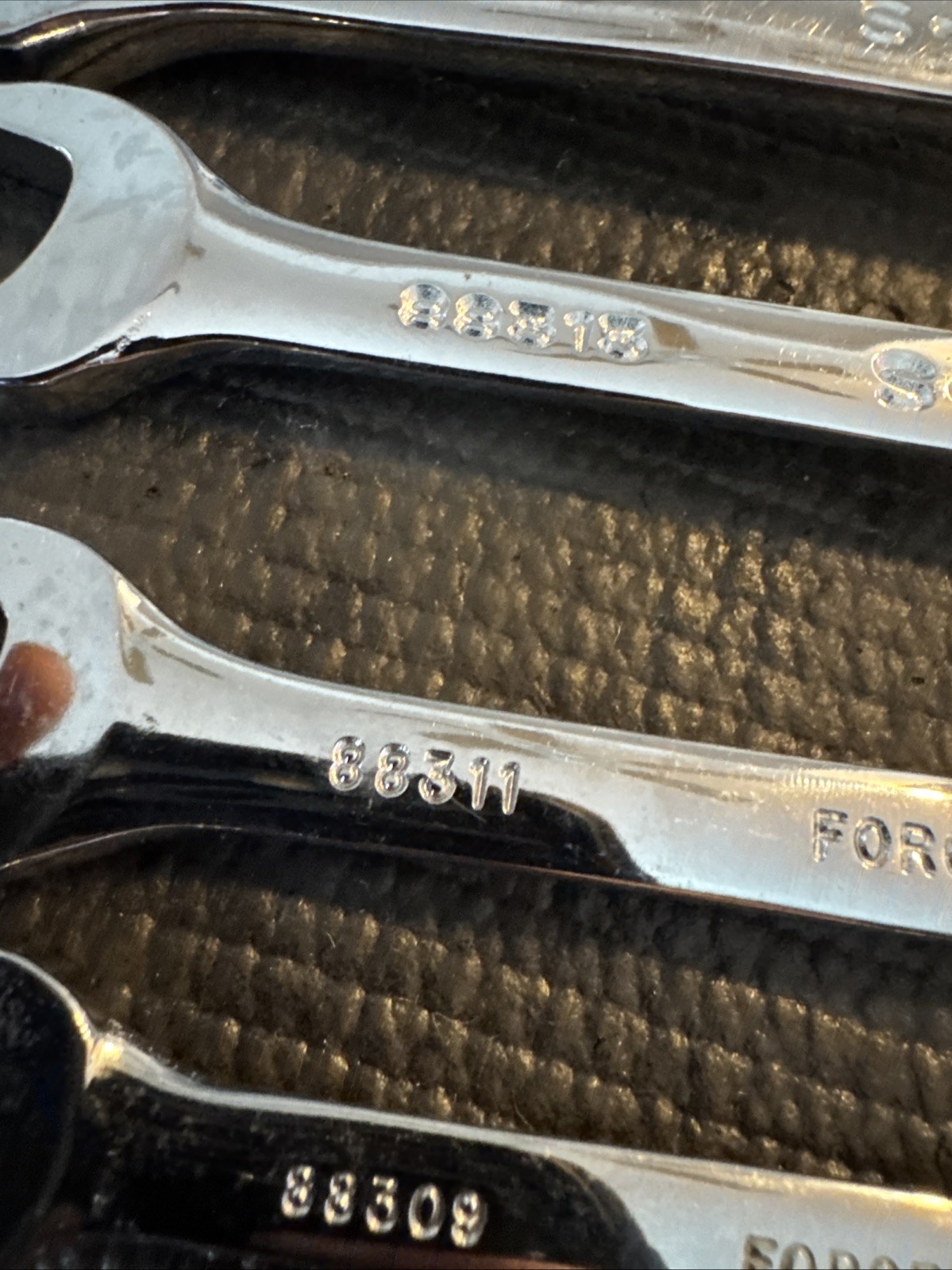 SK Tools USA S-K 5pc Full Polish Metric Combination Wrench Set 17/14/13/11/9mm