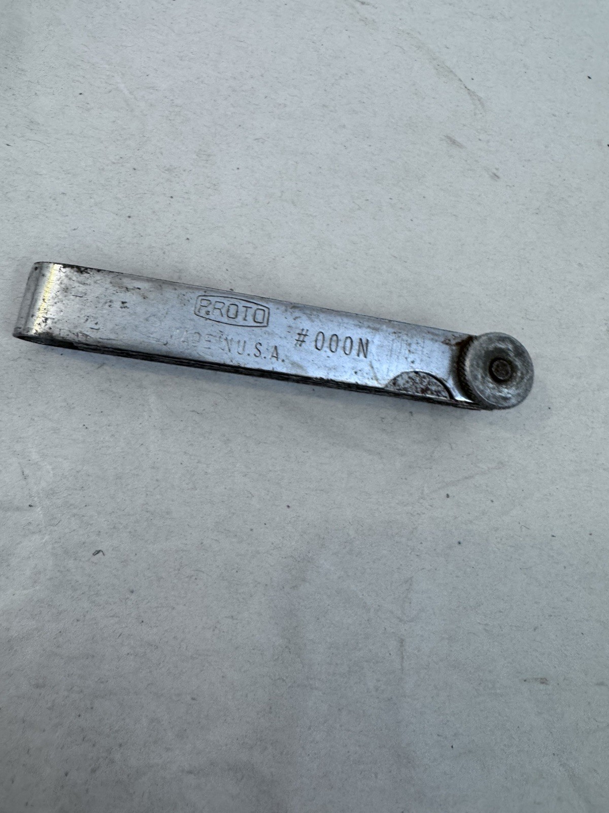 Proto 000N Step Cut Feeler Gauge Set USA Machinist Automotive Tool FAST SHIP