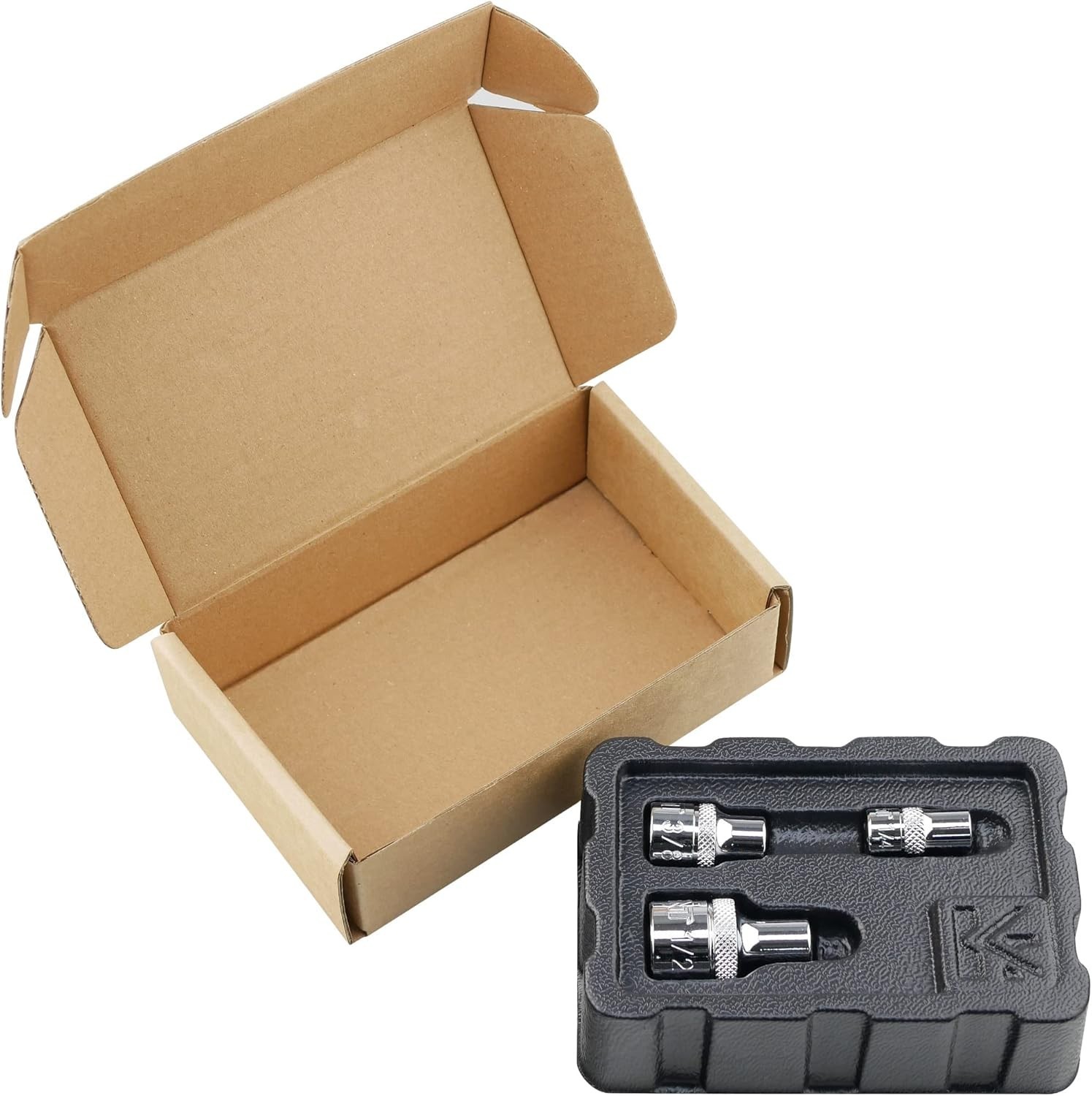 K301 Square Drive Magnetic Bit Holder Socket Adapters, 3-Piece