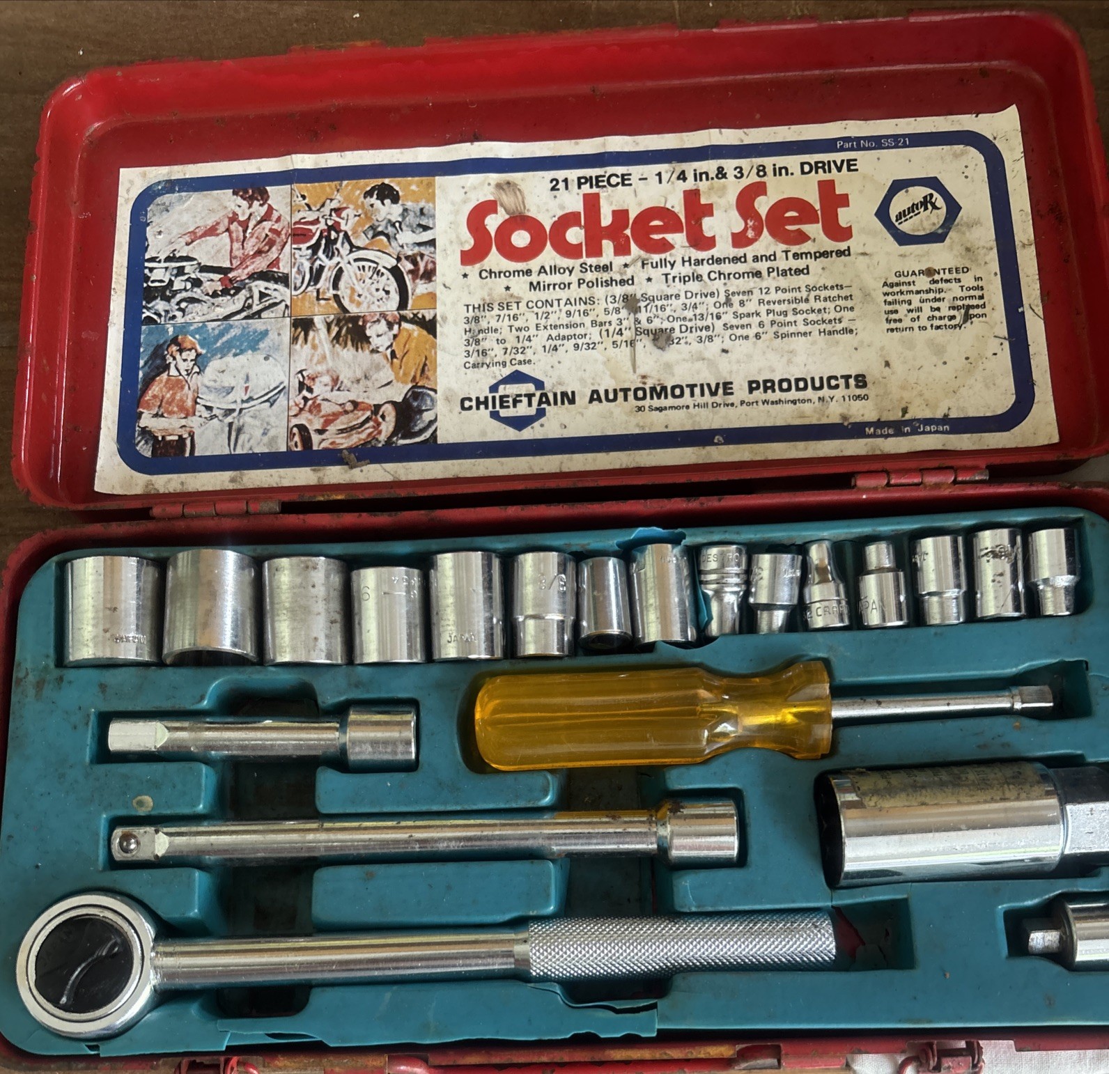 Chieftain Socket Set 21 Piece