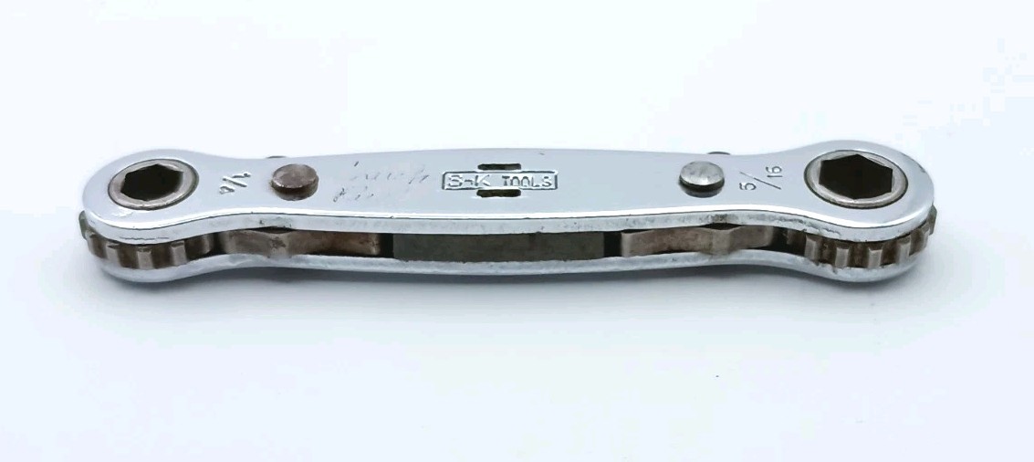 S-K Tools RB810 1/4″ x 5/16″ Ratcheting Box Closed End Wrench 6 Point