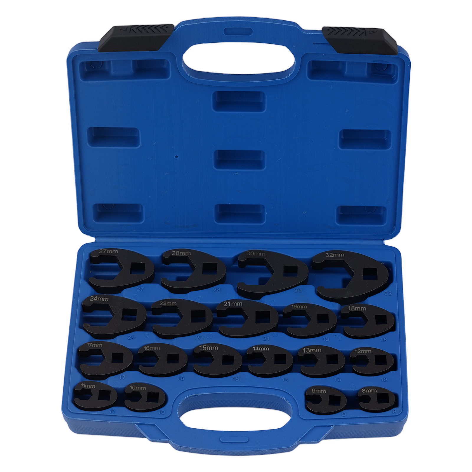 1/2″ 3/8” Crows foot Wrench Set Crowfoot Wrench Set 8-32mm Socket Tool Kit 19X