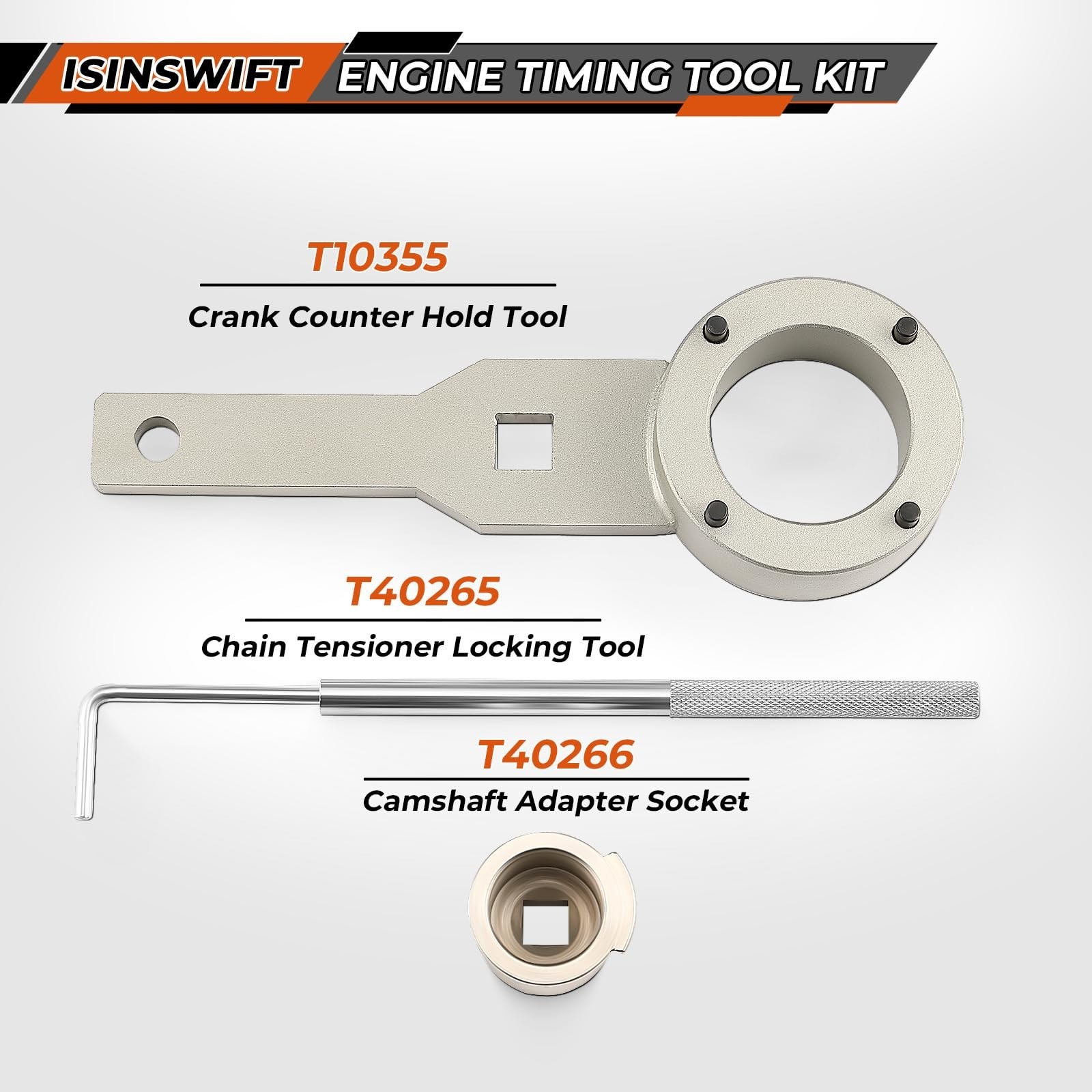Engine Timing Tool Kit for Audi VW 2006-2018, VAG EA888, 1.8/2.0 TSI TFSI, Case