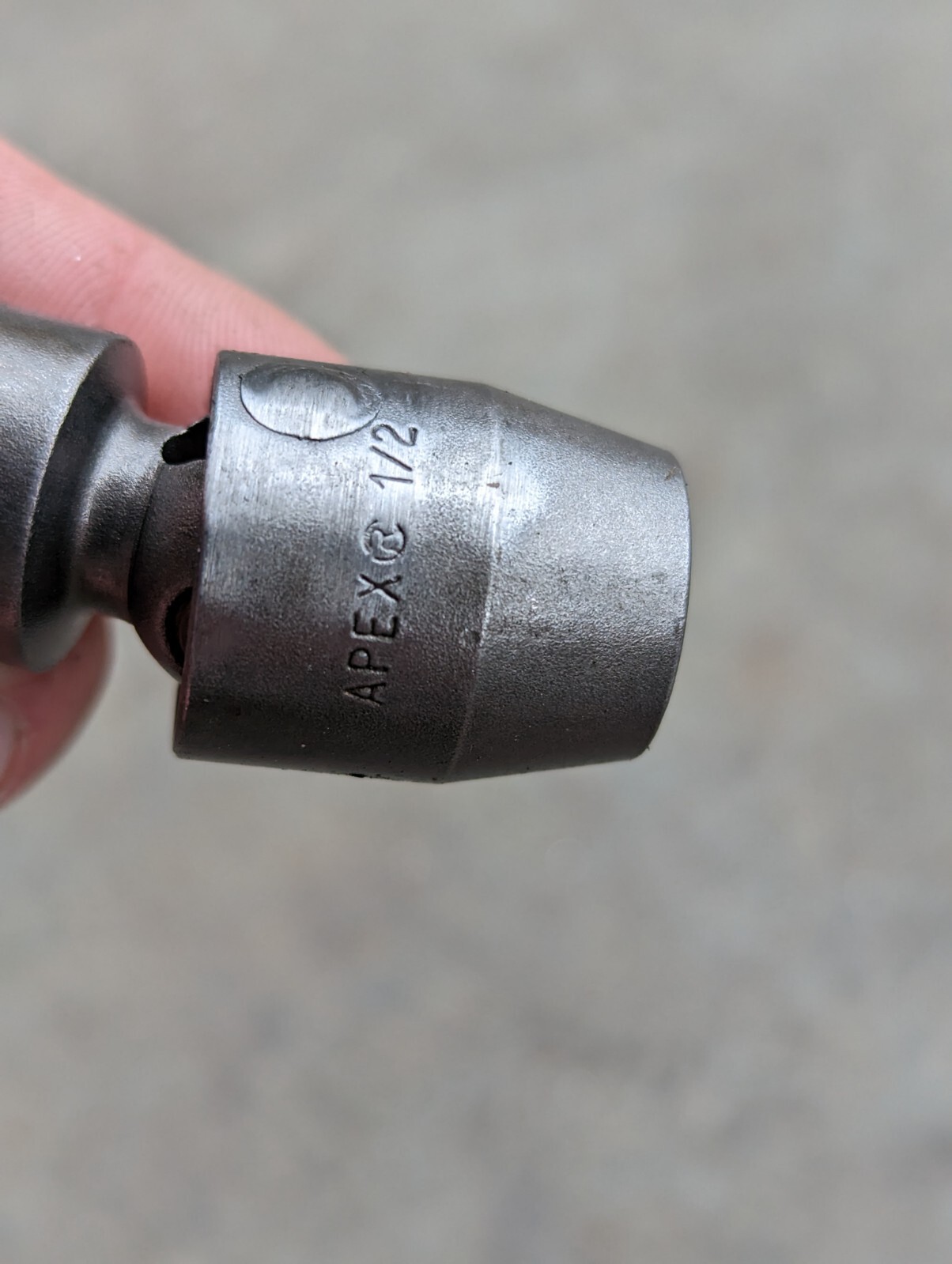 APEX SA-202-D 3/8» drive 1/2″ Hex 12pt Swivel Socket, SAE