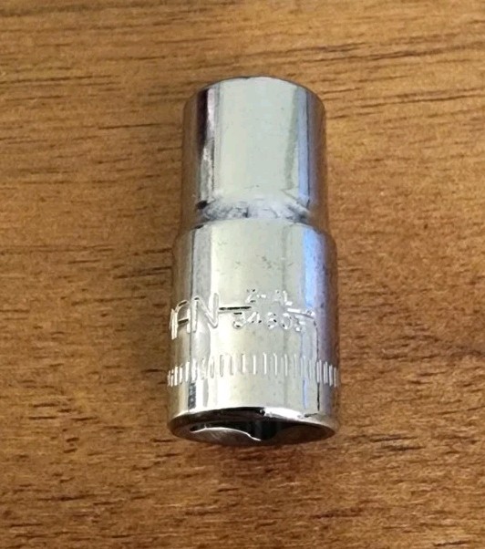 Craftsman 7mm Socket 6 Point 1/4″ Drive Z-AL 34603 Easy Read (Stamped & Etched)