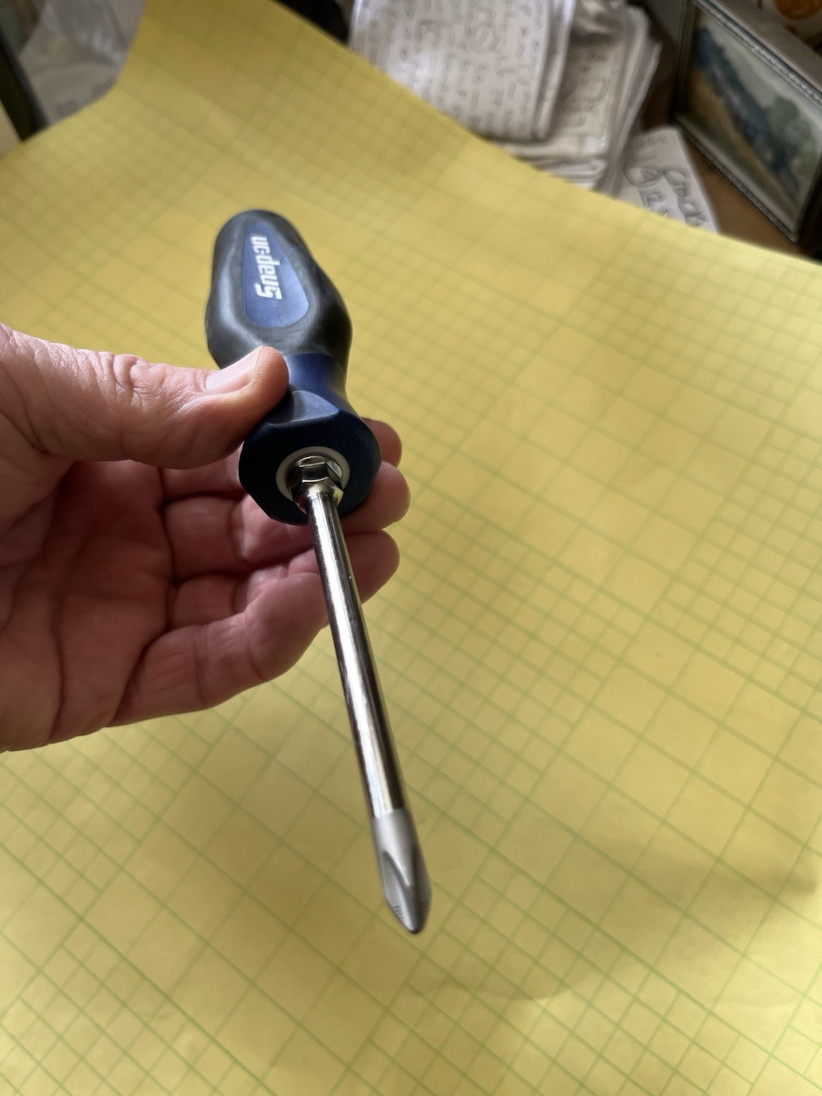 Snap On No 2 Phillips Screwdriver Cool Power Blue Metallic SGDP421RB New Tool