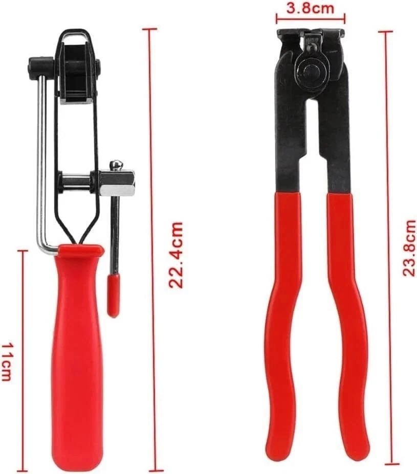 2Pcs CV Joint Boot Clamp Pliers Ear Type Banding Cutter Plier w 20PCS of Clips