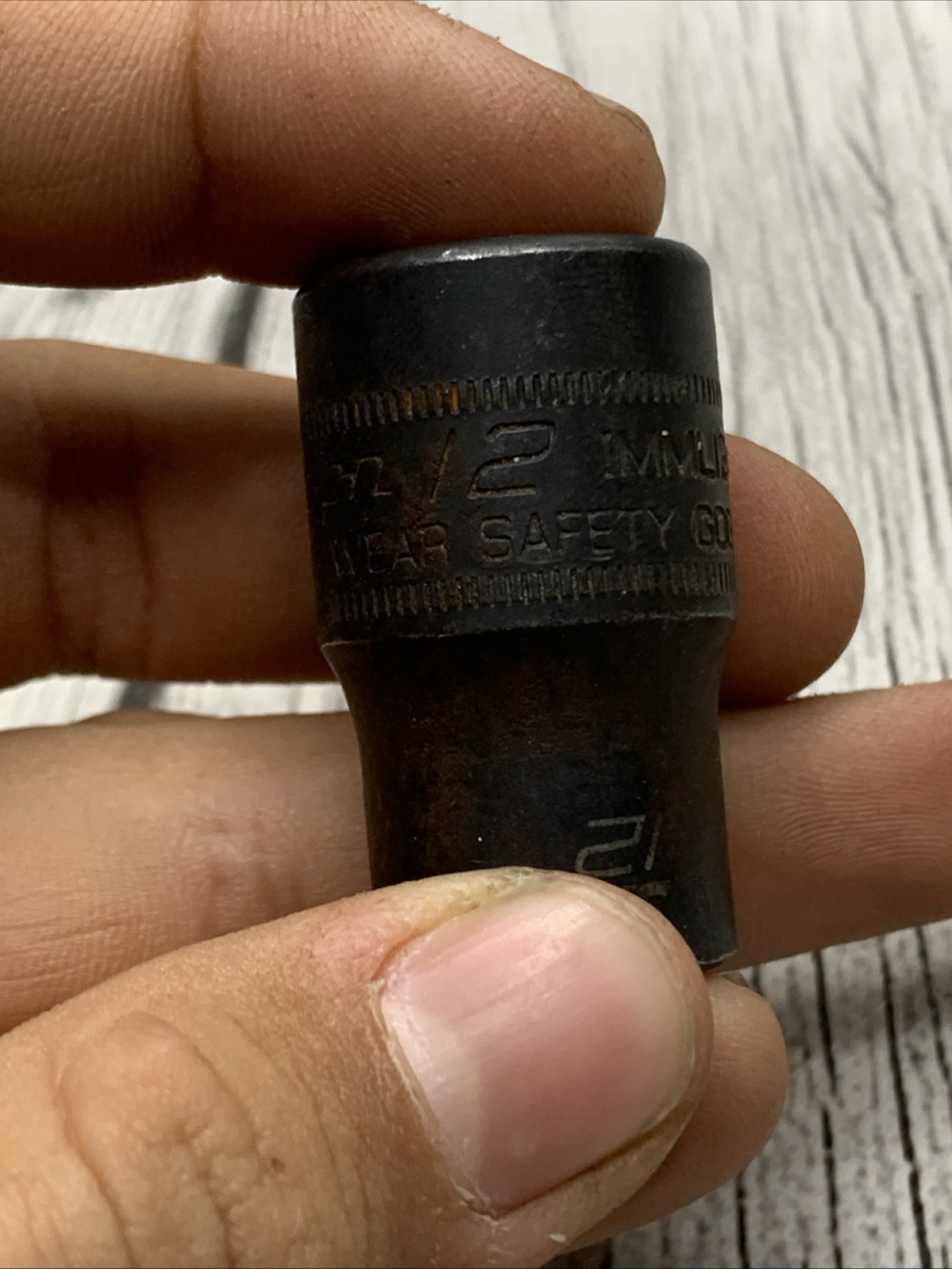 SNAP-ON IMML120 USA 6 Point 12mm Shallow Impact Socket