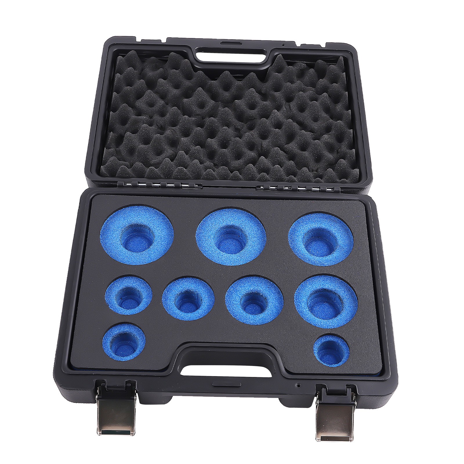 9PCS 1/2″ & 3/4″ DRIVE GROOVED LOCK NUTS SOCKET SET FOR KM4-KM12 NEW