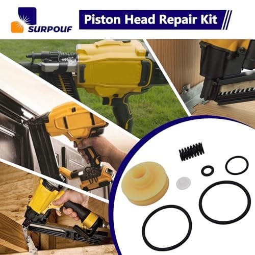 Piston Head Repair Kit for Nail Guns | Durable, Easy to Install, Essential Parts