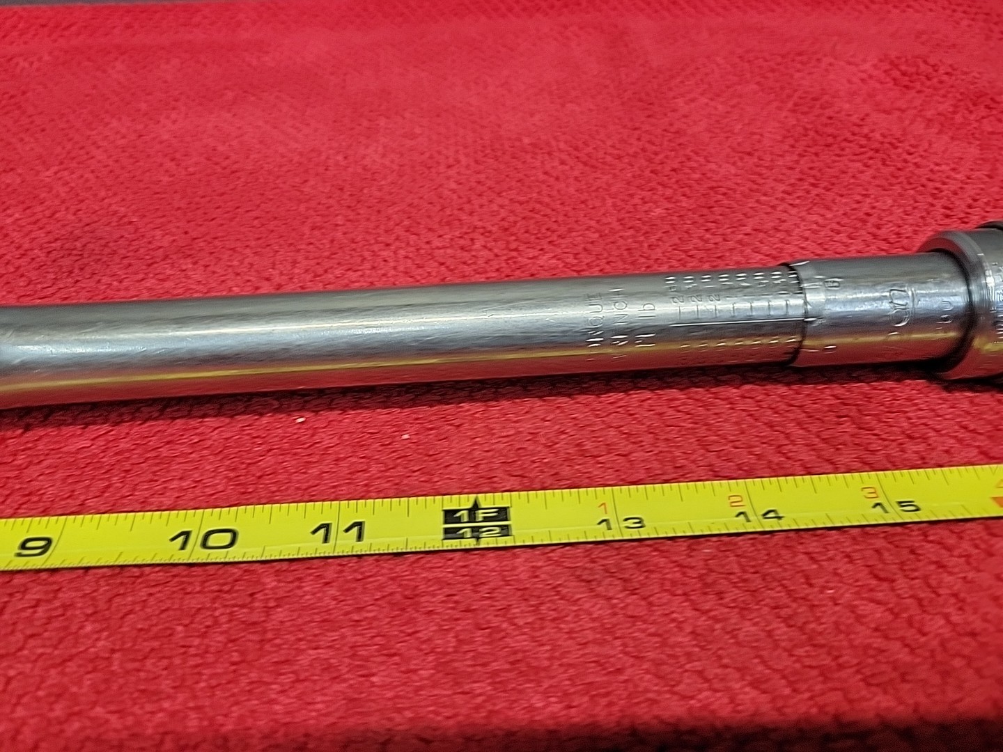 SNAP-ON TOOLS QJR3250 Click-Type 1/2″ Drive 30-250lb ft Torque Wrench USA 🇺🇸